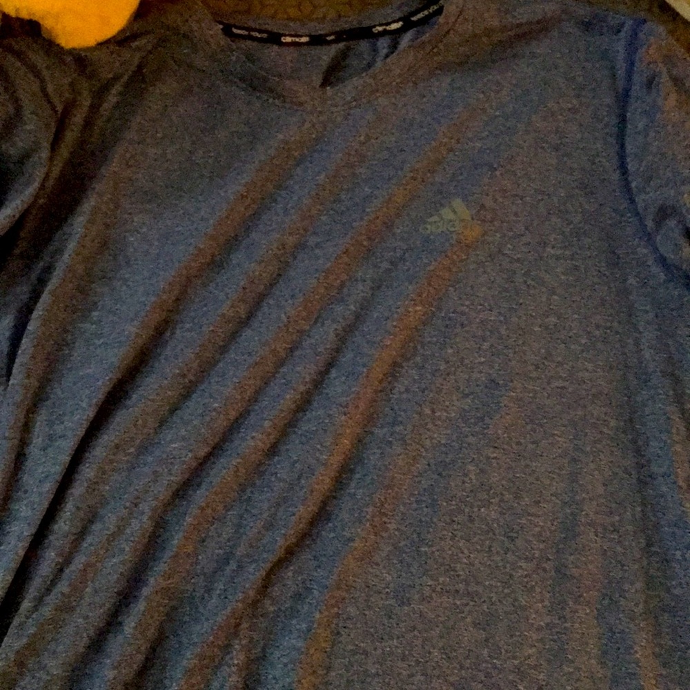 Blue adidas tee